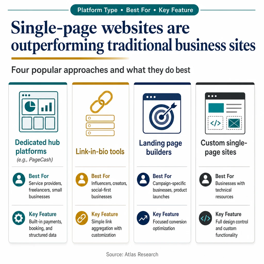 Infographic: Single-page websites are outperforming traditional business sites